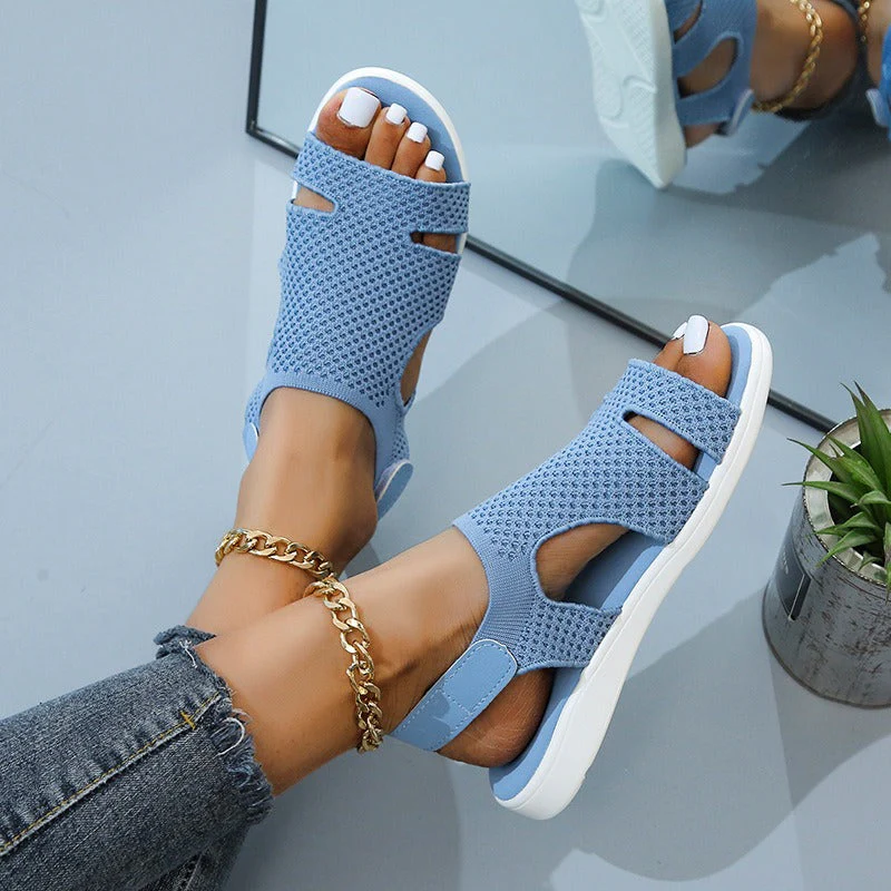 Weiche orthopädische Sommersandalen für Damen - Image 4