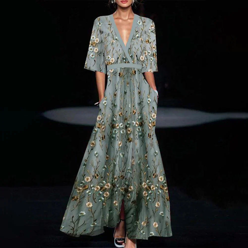Heidi-Mode | Sommerkleid Festlich Maxi - Image 3