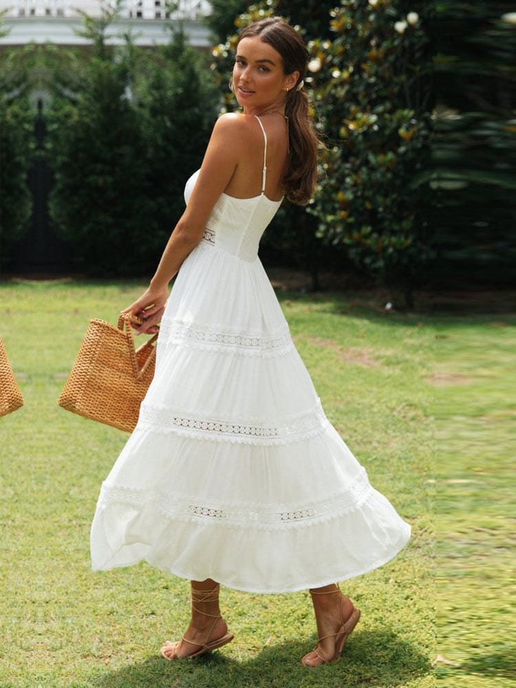sommerliches Strandkleid mit Spaghettiträgern für Damen - Image 2