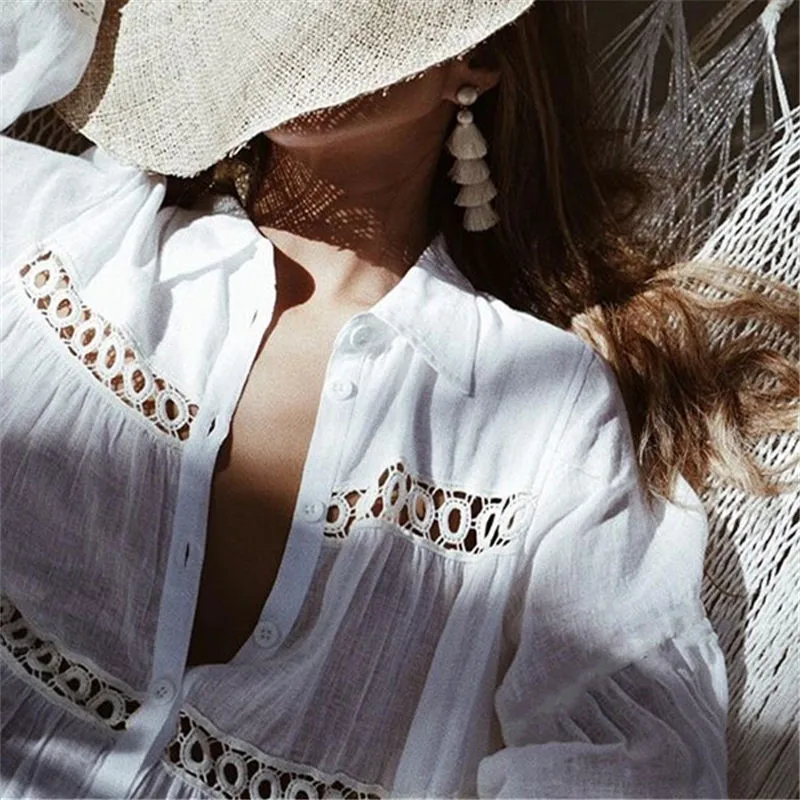 Spitzen-Strandkleid als Überwurf - Image 4