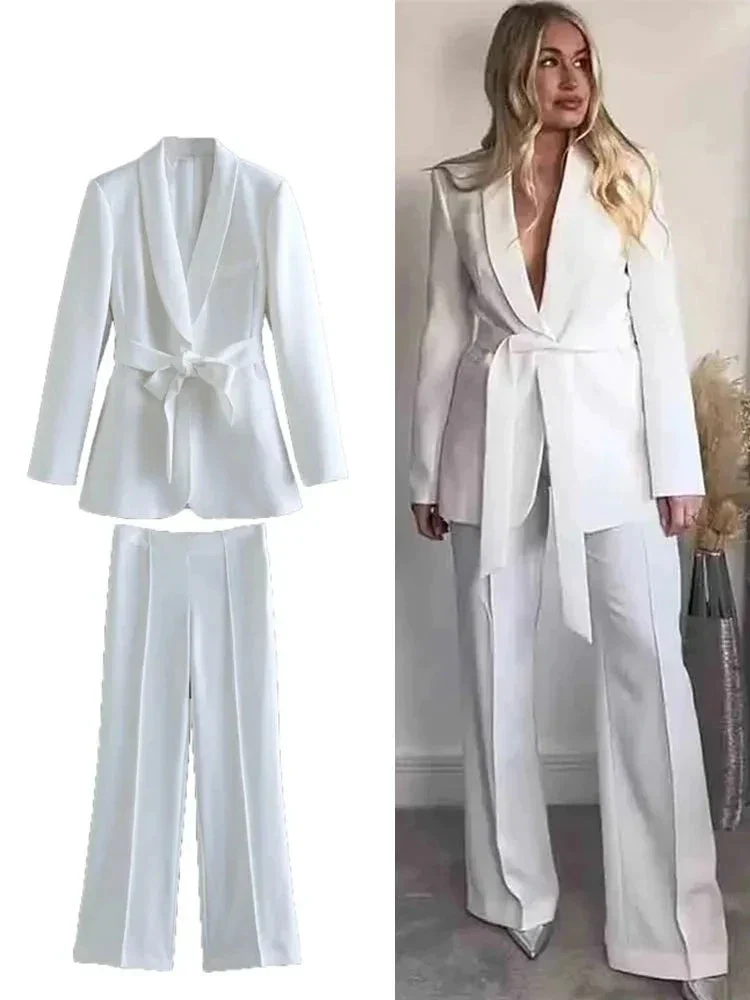 Heidi-Mode | Stylisches Blazer Set für Frauen - Blazer Jacke+Hose - Image 5