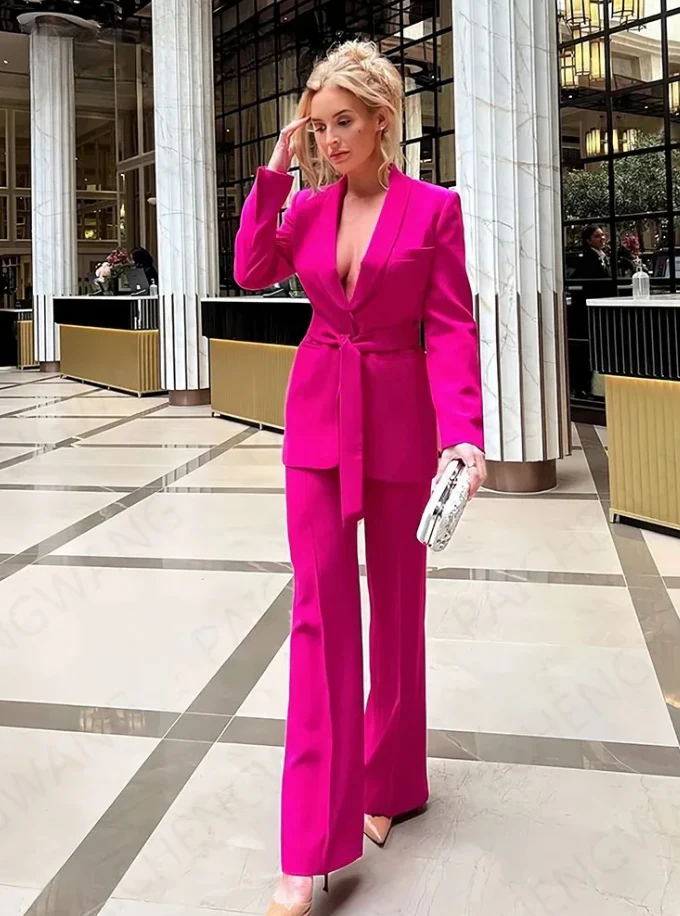Heidi-Mode | Stylisches Blazer Set für Frauen - Blazer Jacke+Hose - Image 7