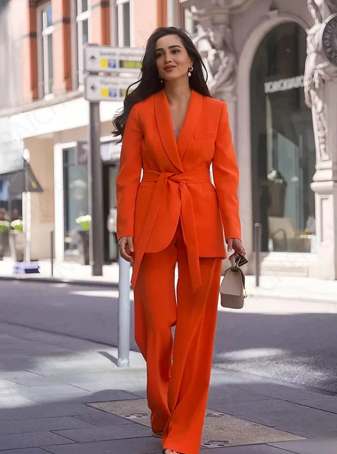 Heidi-Mode | Stylisches Blazer Set für Frauen - Blazer Jacke+Hose - Image 8