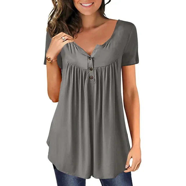 Trendige Bluse mit Knopfdetails - Image 6