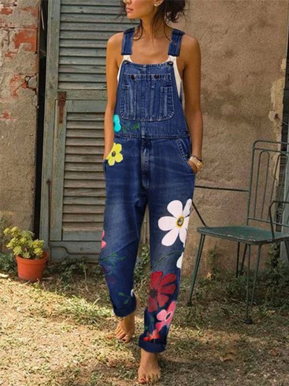 Heidi-Mode | Ärmelloser Denim-Overall - Image 5