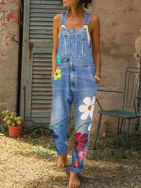 Heidi-Mode | Ärmelloser Denim-Overall - Image 6