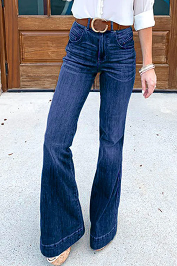 vintage denim Schlagjeans - Image 3