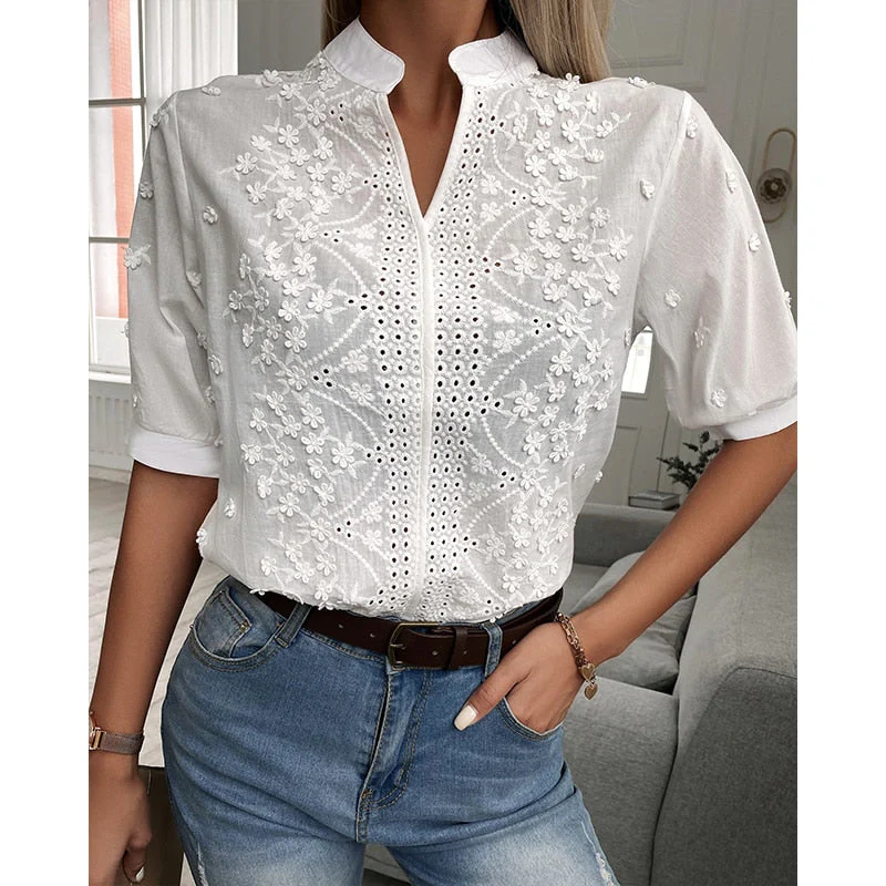 Heidi-Mode | Weiße Bluse