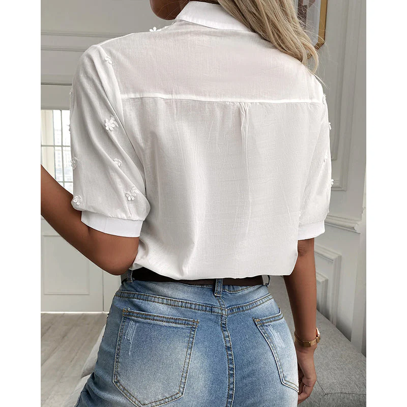 Heidi-Mode | Weiße Bluse - Image 2