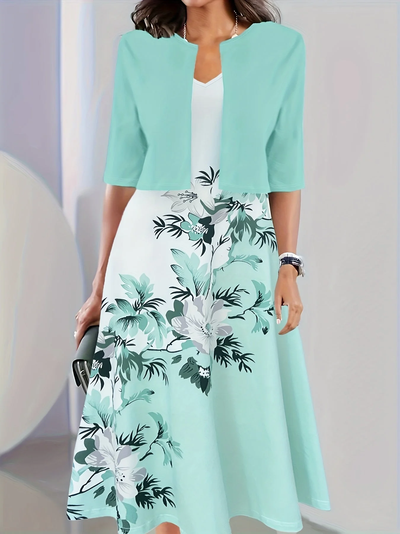 Heidi-Mode | Zweitiligs Kleid Schick/Elegant Vielseitigs Design - Image 9