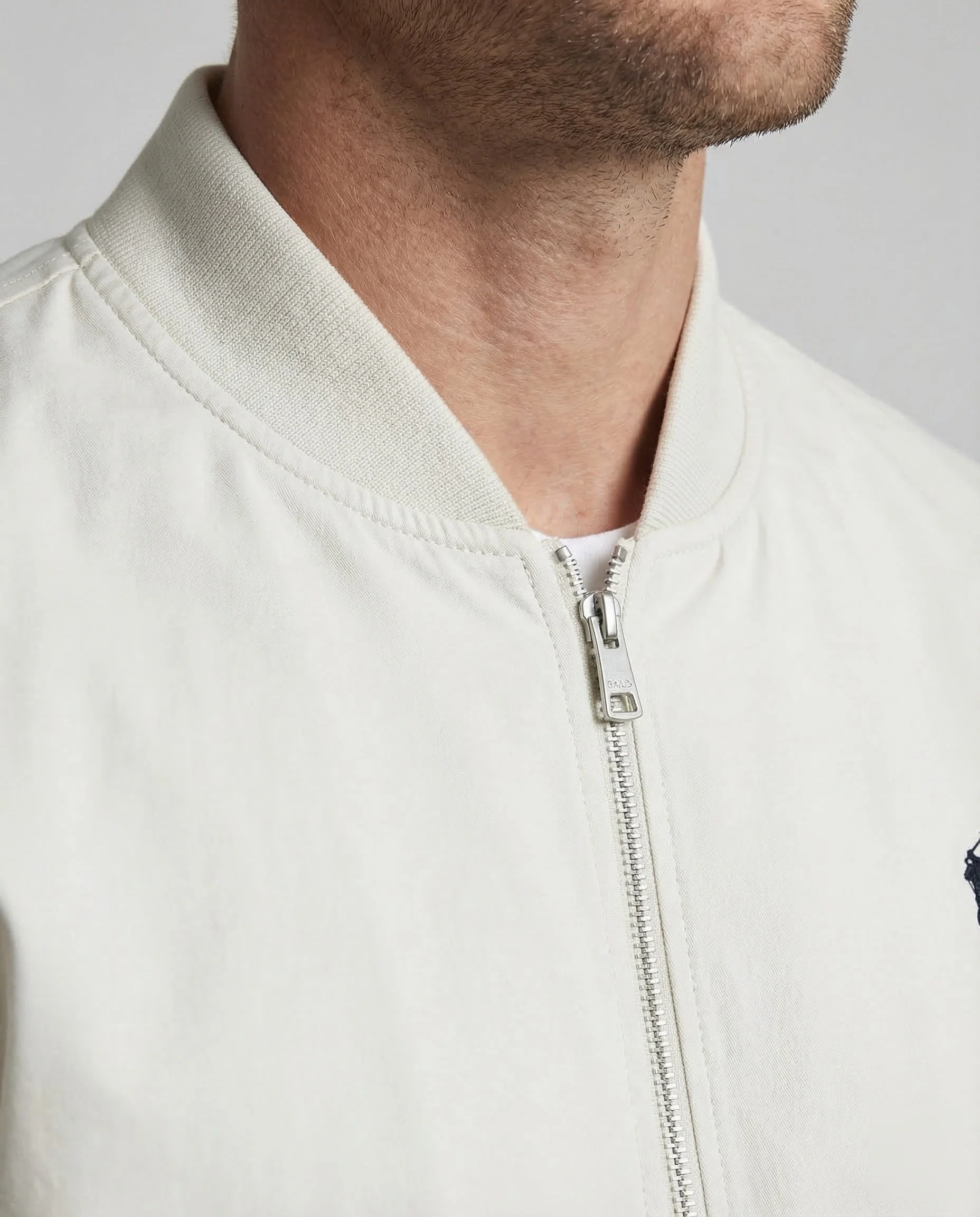 Herren Leichter Blouson Gerippter Stehkragen - Image 3