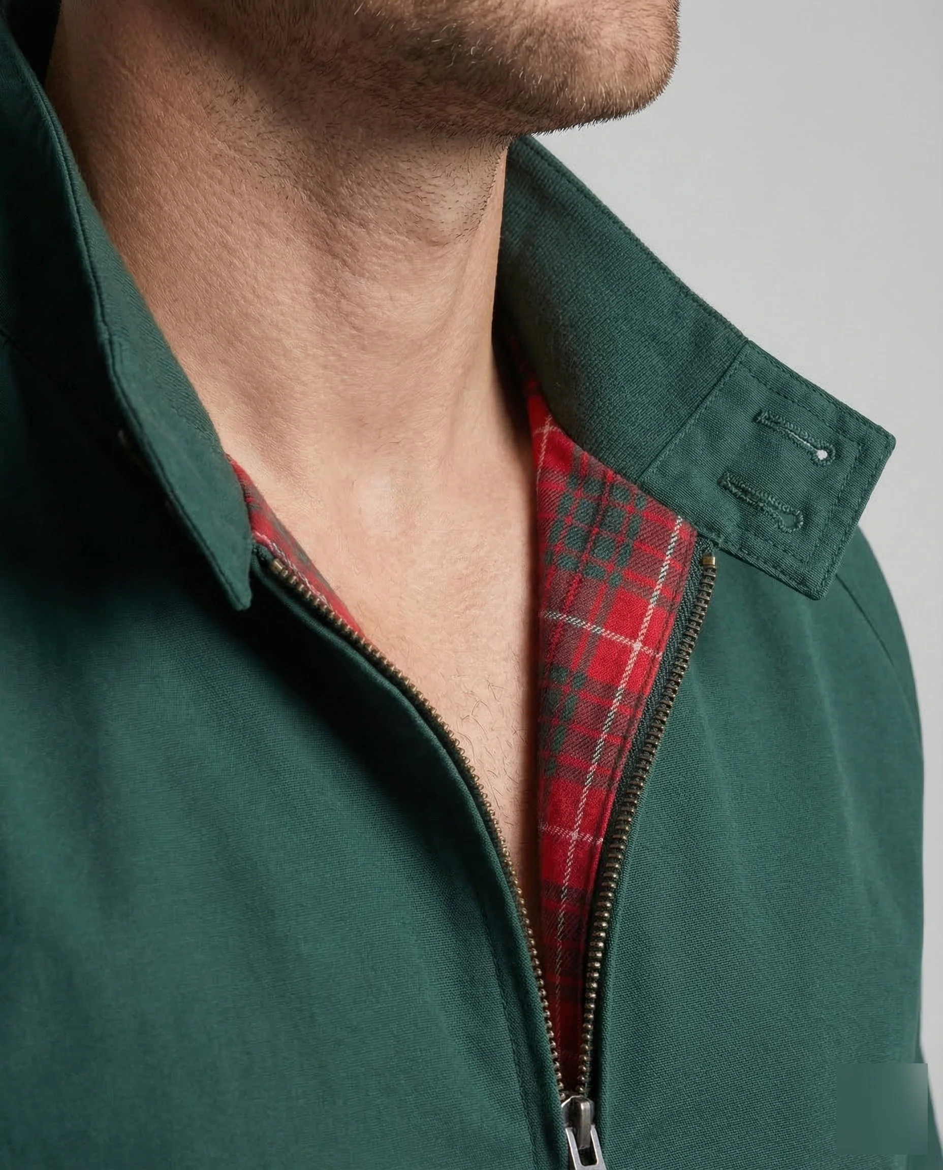 Herren Retro-Blousonjacke Pattentaschen - Image 3