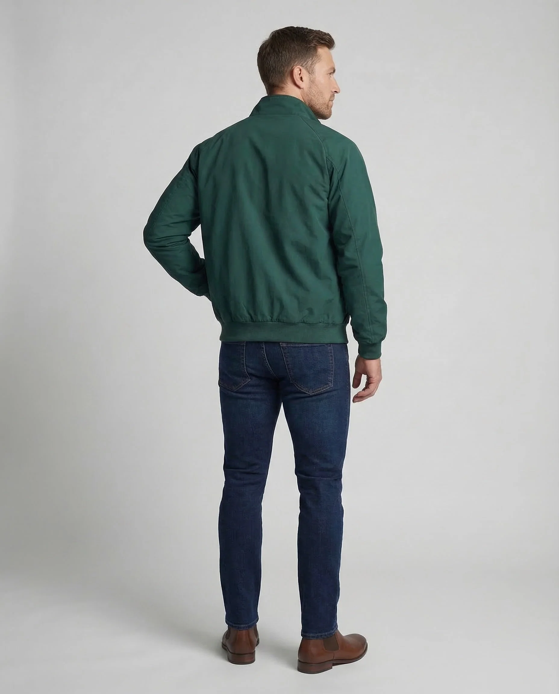Herren Retro-Blousonjacke Pattentaschen - Image 4